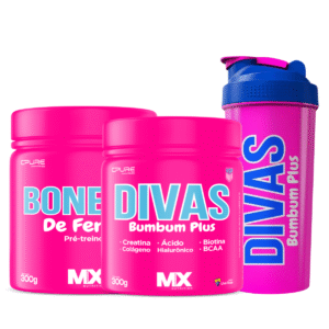 Design sem nome Kit Rainha do Shape Boneca de Ferro 300g + Divas Bumbum Plus 300g + Brinde